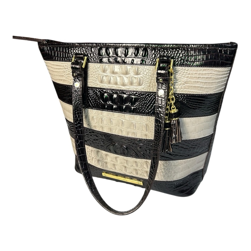 BRAHMIN Asher Suri White Corsica Purse Handbag Shoulder Bag